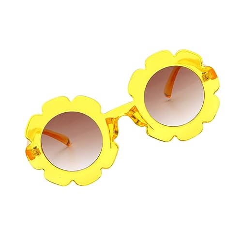 BESPORTBLE 1 Stück Sonnenblumenglasse geformt Kind Party Junge sonnenbrille Gelb von BESPORTBLE