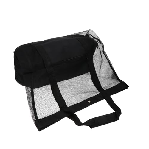 BESPORTBLE 1 Stück Strandtasche Mesh Leicht Große Kapazität für Strandurlaub Picknick Freizeit Modisches Design Frauen Familien von BESPORTBLE