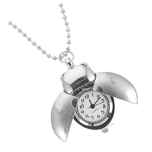 BESPORTBLE Vintage Käferförmige Taschenuhr Zinklegierung mit Kette Retro Hängende Quarzuhr für Männer Dekorative Uhr in Langlebiges Bekleidungszubehör von BESPORTBLE