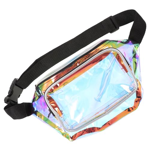 BESPORTBLE 1 Stück Transparenter Multifunktionaler Taillensack Strandtasche für Damen Verstellbarer Tragegurt für Geldbörse Schlüssel Kosmetik Einzigartiges Design Strand Freizeit von BESPORTBLE