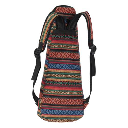 BESPORTBLE Ukulelentasche Tragbare Doppel Ukulele Schultertasche Ergonomischer Rucksack aus Strapazierfähigem Nylon Verstellbare Schultergurte Aufbewahrungstasche für Ukulele und Zubehör von BESPORTBLE
