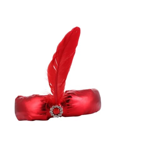 BESPORTBLE Arabische Mütze Partymütze Halloweenmütze Partykostüm Halloween Kopfbedeckung Für Erwachsene Mit Federschmuck von BESPORTBLE