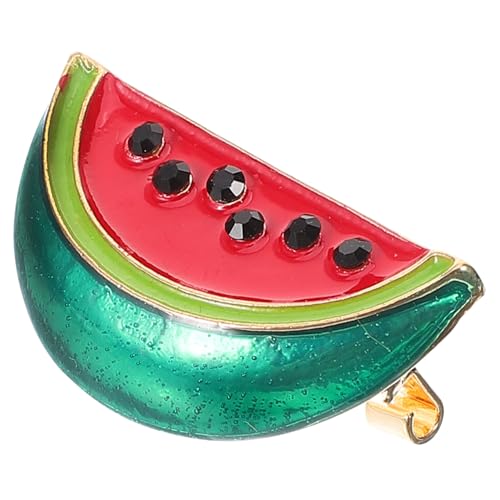 BESPORTBLE 10 Stück Kreative Wassermelonen Brosche aus Hochwertiger Legierung Mini Langlebig Modischer Anstecker für Damen Geeignet für Hochzeit Geburtstag Alltag und Party Passend zu Kleid von BESPORTBLE