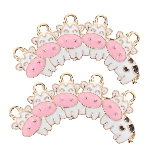 BESPORTBLE 10stücke Kuhperlen Charm Anhänger Für Schmuck Diy Tier Figur Anhänger Aus Legierung Für Halsketten Und Armbänder von BESPORTBLE