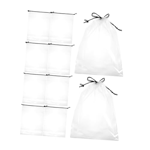 BESPORTBLE 10stücke Transparente Schuhsäcke Zum Reisen Mit Kordelzug Für Schuhaufbewahrung Geeignet Für Damen Und Herren Wasserabweisend Für Outdoor-Reisen Und Schuh-Organizer von BESPORTBLE