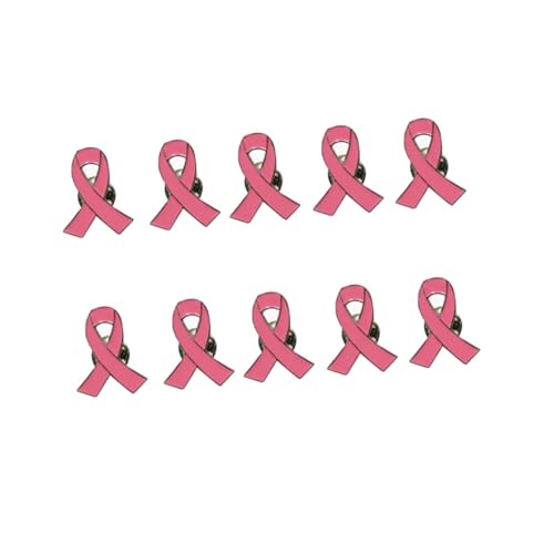 BESPORTBLE 10 Stück Rosa Schleifenbroschen Metall Anstecknadeln Eleganter Schmuck für Damen und Mädchen Modisch Vielseitig Kombinierbar zu Kleidung und Accessoires von BESPORTBLE