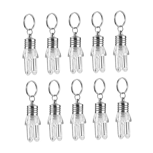 BESPORTBLE -schlüsselanhänger-licht U-förmiger Lampenhalter Acryl-schlüssel Mini- -schlüsselanhänger 10er-Pack Nachtlicht Dekorativ Sicher Für Den Gebrauch von BESPORTBLE