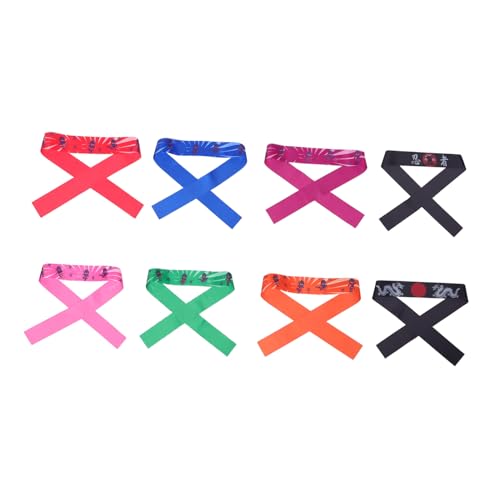 BESPORTBLE 10 Stück Teiliges Ninja-kopfband Japanische Karate-stirnbänder Weiches Dehnbares Wiederverwendbares Headwear für Geburtstagsfeiern Rollenspiele und Kostüme von BESPORTBLE