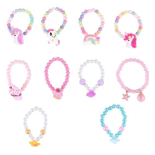 BESPORTBLE 10 Stück Teiliges Perlenarmband für Regenbogen Eiscreme Farbenfrohe Armbänder für Jungen Langlebig Sicher für Kleine BESPORTBLE 10 Stück Teiliges Perlenarmband für Regenbogen Eiscreme Farbenfrohe Armbänder für Jungen Langlebig Sicher für Kleine von BESPORTBLE