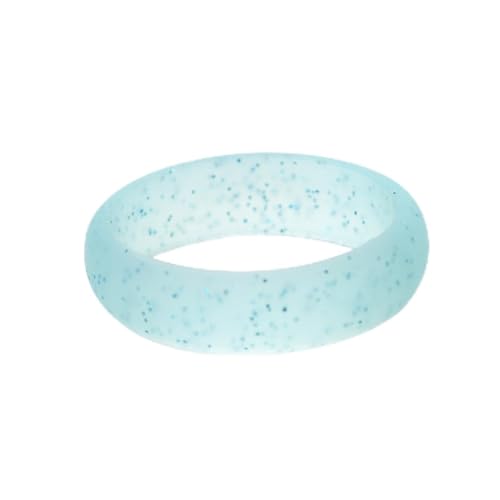 BESPORTBLE 10stücke Glitzernde Silikonringe Sportringe Aus Gummi Dünn Und Stapelbar Langlebig Für Fitnessstudio Strand Yoga von BESPORTBLE