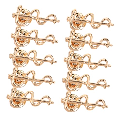 BESPORTBLE 10 Stück Teiliges Snake Brooch für Ärzte und Pflegekräfte Vintage Caduceus Anstecknadel Hochwertiges Medizin Symbol Perfektes für Pflegepersonal Tragbar und Langlebig von BESPORTBLE