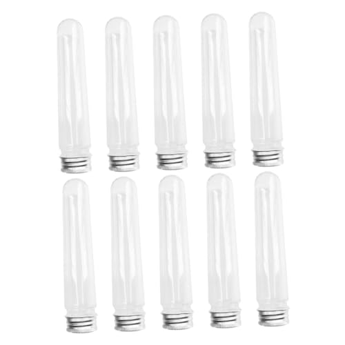 BESPORTBLE 10 Stück Teiliges Transparente Schuhband Aufbewahrungsröhrchen mit Deckel und Staubdicht Praktischer Reise Organizer für Sneaker Klarer Elastischer Schnürsenkelhalter Schnell von BESPORTBLE