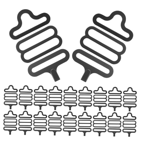 BESPORTBLE 100 Sätze Metall Bow Tie Clips Verstellbare Fliegenverschluss Schnallen Ersatz Für Krawatte Hosenträger Und Cravat Leicht Kompakt Für Formelle Und Alltagsszenarien von BESPORTBLE