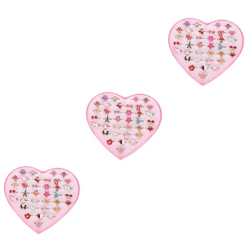 BESPORTBLE 108 Stck Teiliges Verstellbare Kinderringe aus Legierung Bunte Cartoon Schmuckringe für Mädchen Niedliche Partyzubehör Geschenkbox Accessoires für Kindergeburtstag und BESPORTBLE 108 Stck Teiliges Verstellbare Kinderringe aus Legierung Bunte Cartoon Schmuckringe für Mädchen Niedliche Partyzubehör Geschenkbox Accessoires für Kindergeburtstag und von BESPORTBLE