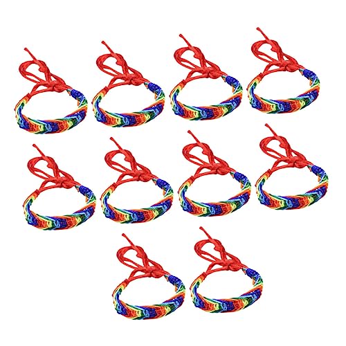 BESPORTBLE 10Stücke Handgewebte Armbänder Für Teiliges Langlebigem Material Für Tägliche Schmuckanlässe Freundschaftsgeschenke Partys BESPORTBLE 10Stücke Handgewebte Armbänder Für Teiliges Langlebigem Material Für Tägliche Schmuckanlässe Freundschaftsgeschenke Partys von BESPORTBLE