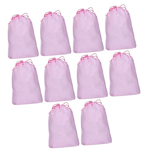 BESPORTBLE 10stücke Schuhsäckchen Mit Kordelzug Schuhbeutel Zum Reisen Schuhaufbewahrungstasche Aus Vliesstoff Und Wiederverwendbar Für Damen Und Herren von BESPORTBLE