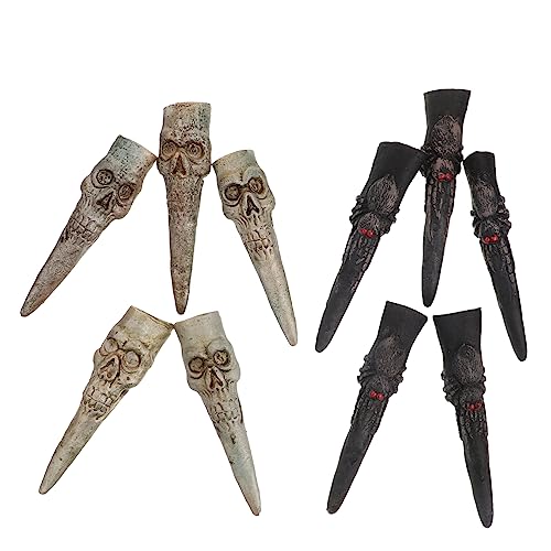 BESPORTBLE 10stücke Zombie Hexe Fingernägel Gefälschte Nägel Für Halloween Cosplay Party Gruselige Requisiten Mit Plastik Nägeln Für Kostüme Und Maskenbälle von BESPORTBLE