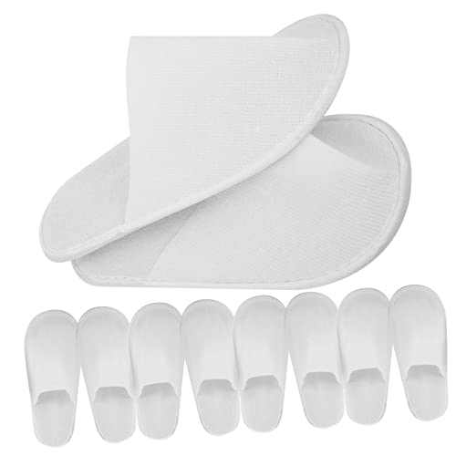 BESPORTBLE 12 Paare Einweg Slipper Weiß Rutschfeste Gästehausschuhe Leicht Tragbar Reise Hausschuhe Für Hotel Spa Hochzeit Gäste Komfortabler Schutz von BESPORTBLE
