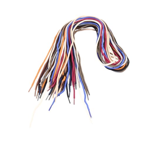 BESPORTBLE 12 Paare Runde Schnürsenkel Bunte Schuhbänder für Sneaker Sportschuhe Wanderschuhe und Freizeitschuhe Strapazierfähige Leichte Schnürsenkel für Herren Damen von BESPORTBLE
