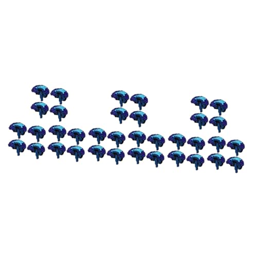 BESPORTBLE 12 Stck. Teiliges Cartoon Brust Pin Menschliches Gehirn Design Blaue Legierung Brosche Handwerkskunst Anstecknadeln für Damenkleidung Geschenkidee von BESPORTBLE
