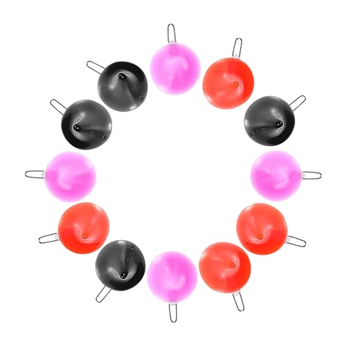 BESPORTBLE 12 Stück Teiliges Horn Haarclip Fluoreszierende Teufelshörner Schwarz Rot Halloween Haarschmuck für Damen Party Cosplay Kostümierte Festlichkeiten Auffällige Haarspangen von BESPORTBLE