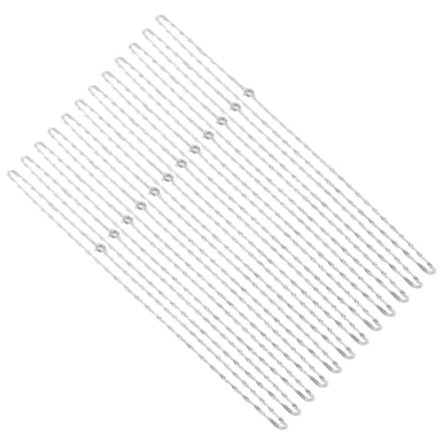 BESPORTBLE 12stücke Halsketten Aus Legierung Schlichte Kette Halsschmuck Für Damen Und Herren Silber von BESPORTBLE