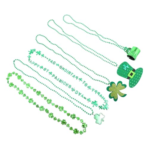 BESPORTBLE 12 Stück Teiliges Set Patrick's Day Halskette mit Kleeblatt Anhängern Leichte und Bequeme Festival Halskette zur Dekoration für Unvergessliche Feiern BESPORTBLE 12 Stück Teiliges Set Patrick's Day Halskette mit Kleeblatt Anhängern Leichte und Bequeme Festival Halskette zur Dekoration für Unvergessliche Feiern von BESPORTBLE