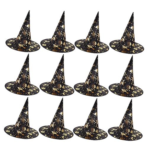 BESPORTBLE 12stücke Hexenhut Für Halloween Party Und Kostüm Aus Hochwertigem Material Robust Und Langlebig Für Cosplay Und Maskerade von BESPORTBLE