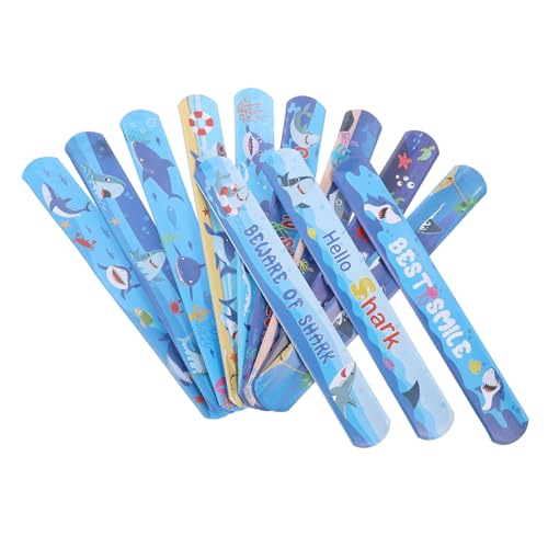 BESPORTBLE 12stücke Schlagarmbänder Cartoon Snap Armbänder Junge Mädchen Schlagarmbänder Für Party Spielzeug von BESPORTBLE
