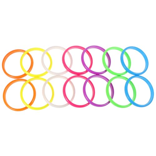 BESPORTBLE 14 Stück Teilige Acrylarmbänder für Frauen Neonfarbenes Diy Armband Vielseitig Einsetzbar für Partys Festivals und Farbenfrohe Armbänder für Kreative Styles von BESPORTBLE