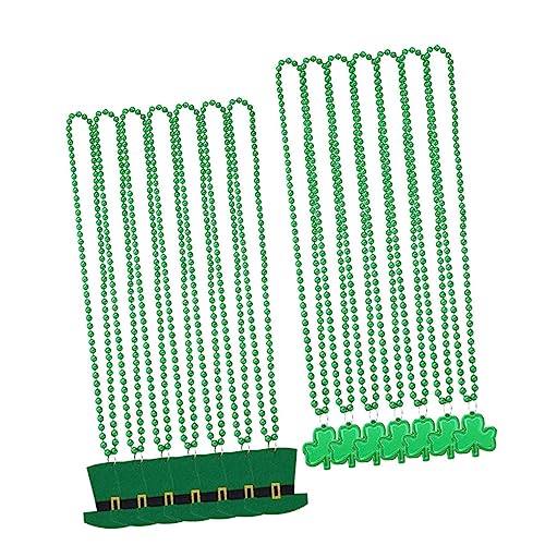 BESPORTBLE 14 Stück Teiliges Patrick's Day Schmuckset Stilvolle mit Kleeblatt Design für Kostümpartys und Feiern als für Freunde von BESPORTBLE