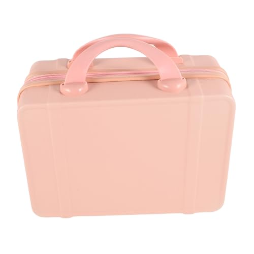 BESPORTBLE Kosmetik Koffer Tragbar Kleiner Make-up-Koffer Für Frauen Make-up-Organizer Aufbewahrungs-Organizer Geräumiger Innenraum Bequemer Griff Feine Details Langlebig von BESPORTBLE
