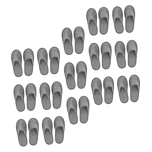 BESPORTBLE 15 Paare Einweg Hausschuhe Hotel Slipper Atmungsaktiv Leicht Rutschfest Sohle Unisex Reise Gästehausschuhe Angenehm für Zuhause und Unterwegs von BESPORTBLE