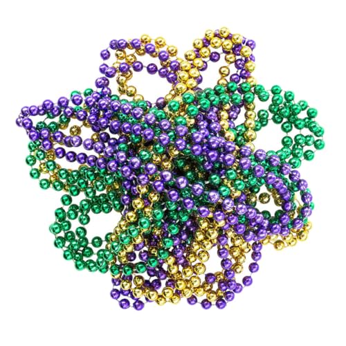 BESPORTBLE 15 Stück Teiliges Bunte Perlenkette für Feste Partys und Karnevalsdekoration Auffälliger Halsschmuck für Veranstaltungen von BESPORTBLE
