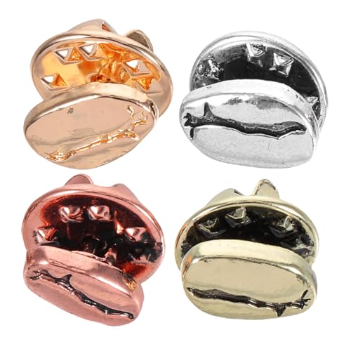 BESPORTBLE 16 Stück Kaffeebohnen Broschennadeln aus Hochwertiger Legierung Kreative Metall Anstecknadeln für Kleidung Taschen Jacken Geschenkidee für Frauen und Mädchen von BESPORTBLE