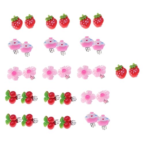 BESPORTBLE 16 Stück Teiliges Süßer Ohrringe für Clip Design Strahlende Farben Kirsche Eiscreme Geburtstagsfeiern Festtagsmode Umweltfreundliches Material Sicher Geruchlos BESPORTBLE 16 Stück Teiliges Süßer Ohrringe für Clip Design Strahlende Farben Kirsche Eiscreme Geburtstagsfeiern Festtagsmode Umweltfreundliches Material Sicher Geruchlos von BESPORTBLE