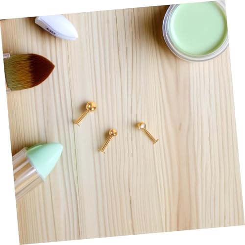 BESPORTBLE 18 Stück Teiliges Lippenpiercing aus mit Funkelnden Ergonomisch Gestaltet Vielseitig für Ohr Helix und Knorpel Hiphop Inspirierte Komfortable Piercing Schmuckstücke von BESPORTBLE