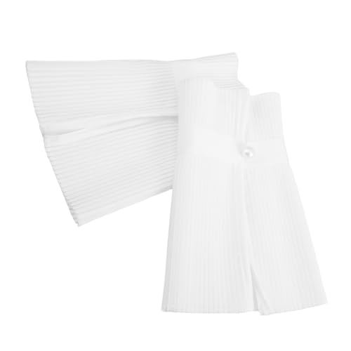 BESPORTBLE Abnehmbare Falsche Ärmelbündchen Blumen-rüschendekor Damenbekleidungszubehör Geeignet Für Blusen Pullover Und Mäntel von BESPORTBLE