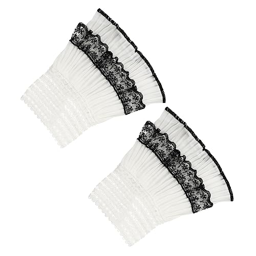 BESPORTBLE Ärmel Spitze Spitzenmanschetten Chiffon-handgelenkmanschetten Dekorative Diy-handgelenkmanschetten Kleidungszubehör Kostüm-handgelenkmanschetten von BESPORTBLE