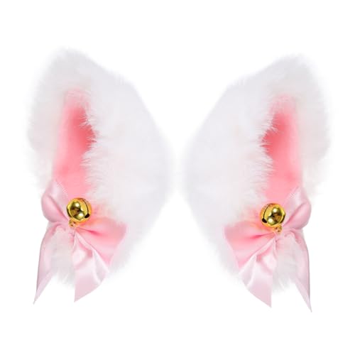 BESPORTBLE 1paar Cat Ear Haarnadel Mit Glöckchen Niedliche Katzenohren Haarclips Für Cosplay Karneval Und Kostümpartys Stilvolles Leichtes Design Für Fröhliche von BESPORTBLE