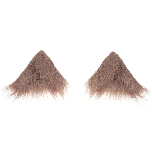 BESPORTBLE Cosplay Tierohren Haarklemmen Weiche Plüsch-haarclips Für Mädchen Niedliches Accessoire Für Kostüme Und Mottopartys Einfaches Styling Und Langlebige Befestigung von BESPORTBLE