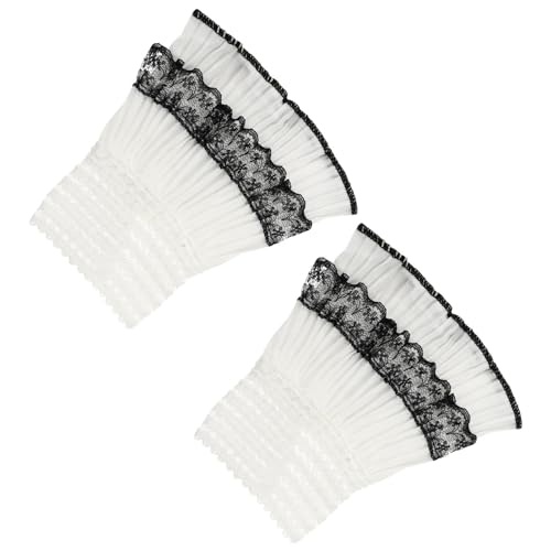 BESPORTBLE Spitzenmanschetten Für Damen Handgelenksmanschetten Aus Chiffon-material Mode-accessoires Für Pullover Mantel Anzug Bluse Und Kleid Für Partys Kostüme Oder Alltag von BESPORTBLE