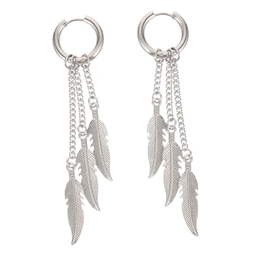 BESPORTBLE 1Paar Dangle Ohrringe Hochwertigem Material Trendige Federn Eleganter Boho Für Frauen Leicht Perfekter Schmuck BESPORTBLE 1Paar Dangle Ohrringe Hochwertigem Material Trendige Federn Eleganter Boho Für Frauen Leicht Perfekter Schmuck von BESPORTBLE