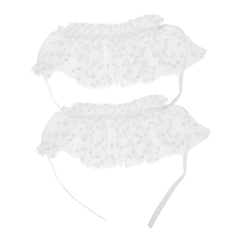 BESPORTBLE 1Paar Dekorative Handgelenksmanschetten Zarter Spitze Atmungsaktiv Leicht Für Blusen Kleider Vielseitig Einsetzbar Für Jahreszeiten von BESPORTBLE