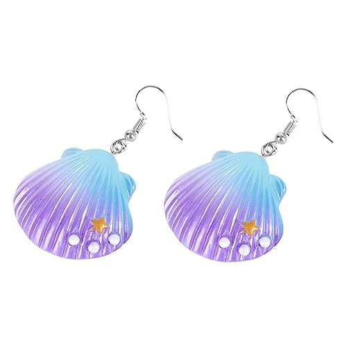 BESPORTBLE 1Paar Farbige Muschelohrringe Kunststoff Für Frauen Stylische Baumeln Ohrringe Mit Regenbogenperlen Für Strand Oder Besondere Anlässe BESPORTBLE 1Paar Farbige Muschelohrringe Kunststoff Für Frauen Stylische Baumeln Ohrringe Mit Regenbogenperlen Für Strand Oder Besondere Anlässe von BESPORTBLE