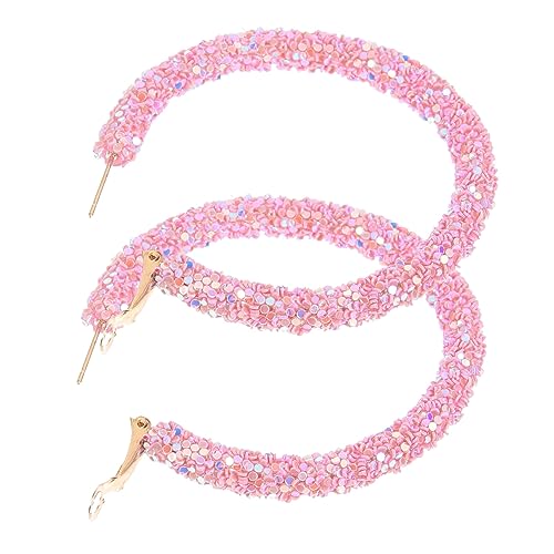 BESPORTBLE 1Paar Funkelnde Große Creolen Ohrringe Für Frauen Rundohrringe Ohrschmuck Für Besondere Anlässe Stilvolle Schleifenohrringe BESPORTBLE 1Paar Funkelnde Große Creolen Ohrringe Für Frauen Rundohrringe Ohrschmuck Für Besondere Anlässe Stilvolle Schleifenohrringe von BESPORTBLE