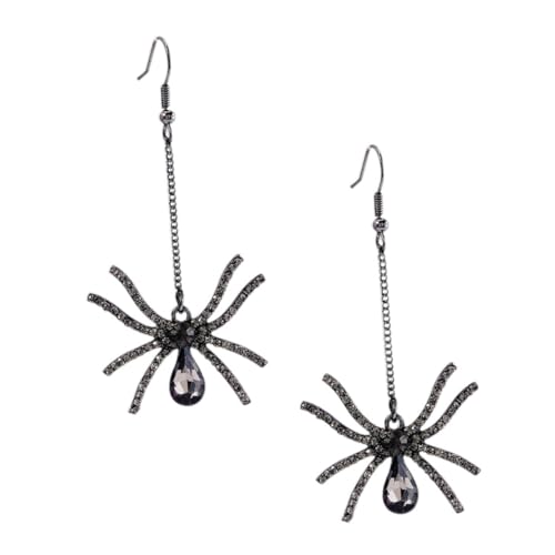 BESPORTBLE 1Paar Halloween Spinnen Ohrringe für Damen Vintage Baumelnde Ohrringe Modischer Ohrschmuck für Partys Leicht und Robust für Halloween und Alltag von BESPORTBLE