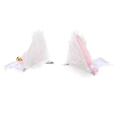 BESPORTBLE Katzenohren Haarspangen Tierohr Haarschmuck Cosplay Katzenohren Clips Plüsch Haarspange Für Damen Mädchen Halloween Geburtstage Weihnachten von BESPORTBLE