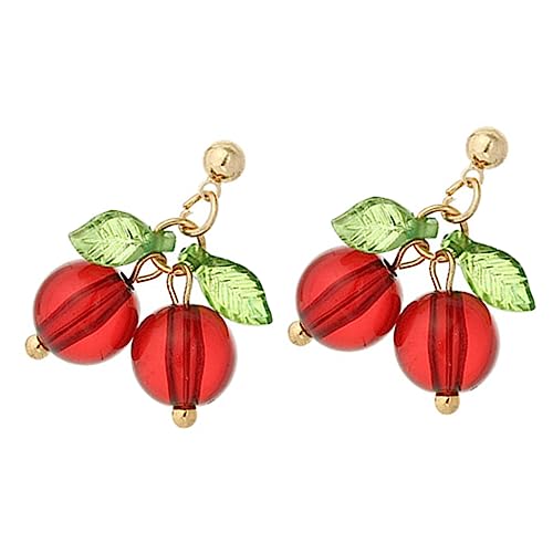 BESPORTBLE 1Paar Kirschohrringe für Frauen Dangle Ohrringe mit Einzigartigem Kirschdesign Modisches Ohraccessoire für Mädchen Leicht und zu Tragen als BESPORTBLE 1Paar Kirschohrringe für Frauen Dangle Ohrringe mit Einzigartigem Kirschdesign Modisches Ohraccessoire für Mädchen Leicht und zu Tragen als von BESPORTBLE