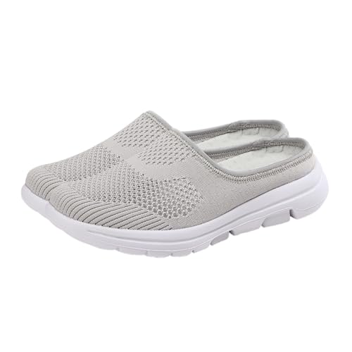 BESPORTBLE 1Paar Leichte Atmungsaktive Sommerhausschuhe Für Damen Halbe Hausschuhe Mesh Stylish Für Drinnen Draußen Für Freizeitaktivitäten von BESPORTBLE